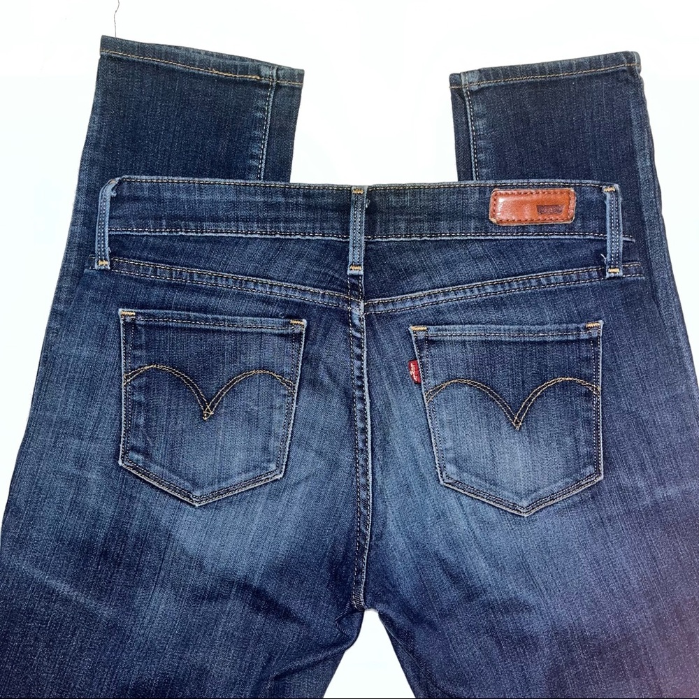 Levi's Demi Curve Women's Size 26 Modern Rise Skinny Blue Jeans - Picture 4 of 9